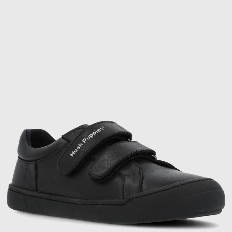 HUSH PUPPIES Zapatilla Escolar Niño Cuero Negro (30 A 34)