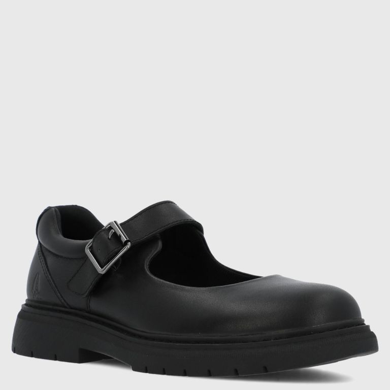 HUSH PUPPIES Zapato Escolar Niña Cuero Negro (35 A 40) Guillermina Bologna