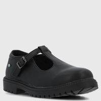 Zapato Escolar Niña Cuero Negro (30 A 34) Guillermina Canni