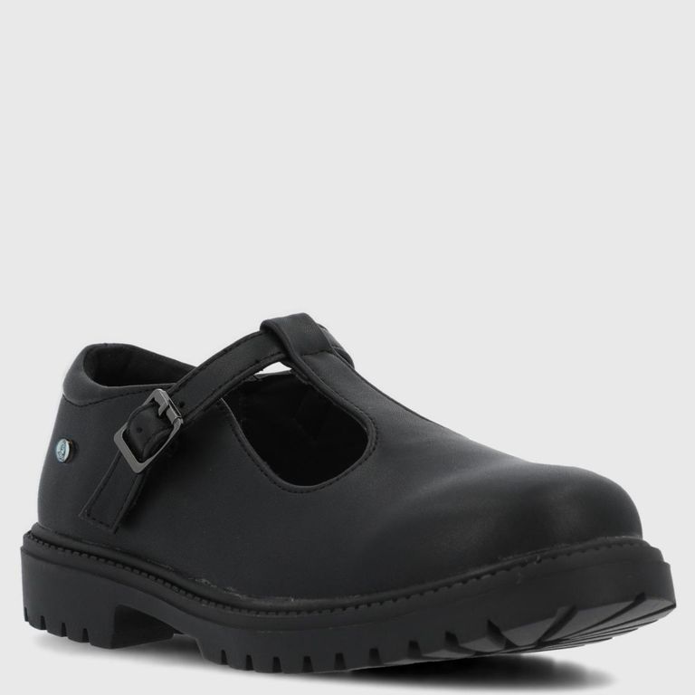 HUSH PUPPIES Zapato Escolar Niña Cuero Negro (30 A 34) Guillermina Canni