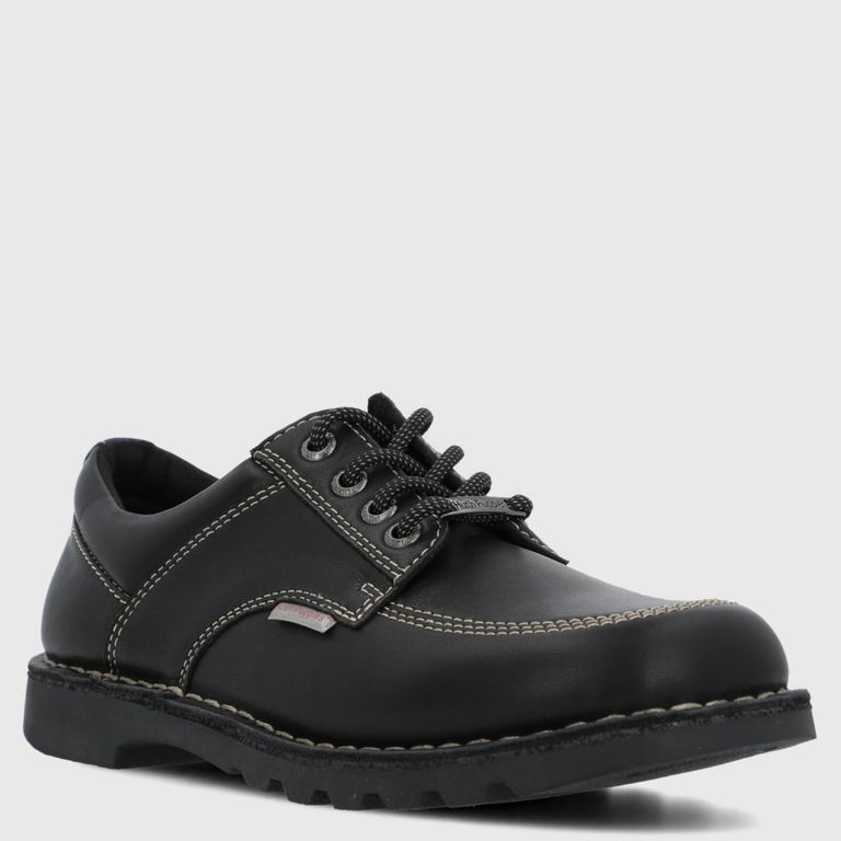 HUSH PUPPIES Zapato Escolar Niña Cuero Negro (35 A 40) Bravi