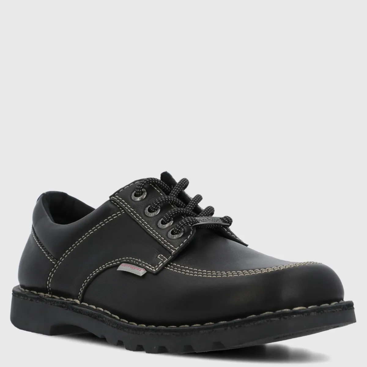 HUSH PUPPIES - Zapato Escolar Niña Cuero Negro (35 A 40) Bravi Hush Puppies