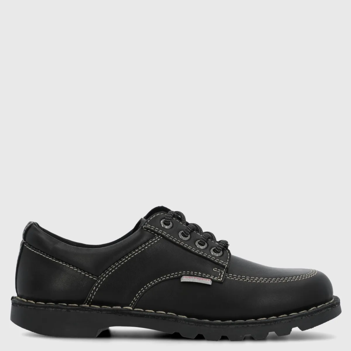 HUSH PUPPIES - Zapato Escolar Niña Cuero Negro (35 A 40) Bravi Hush Puppies