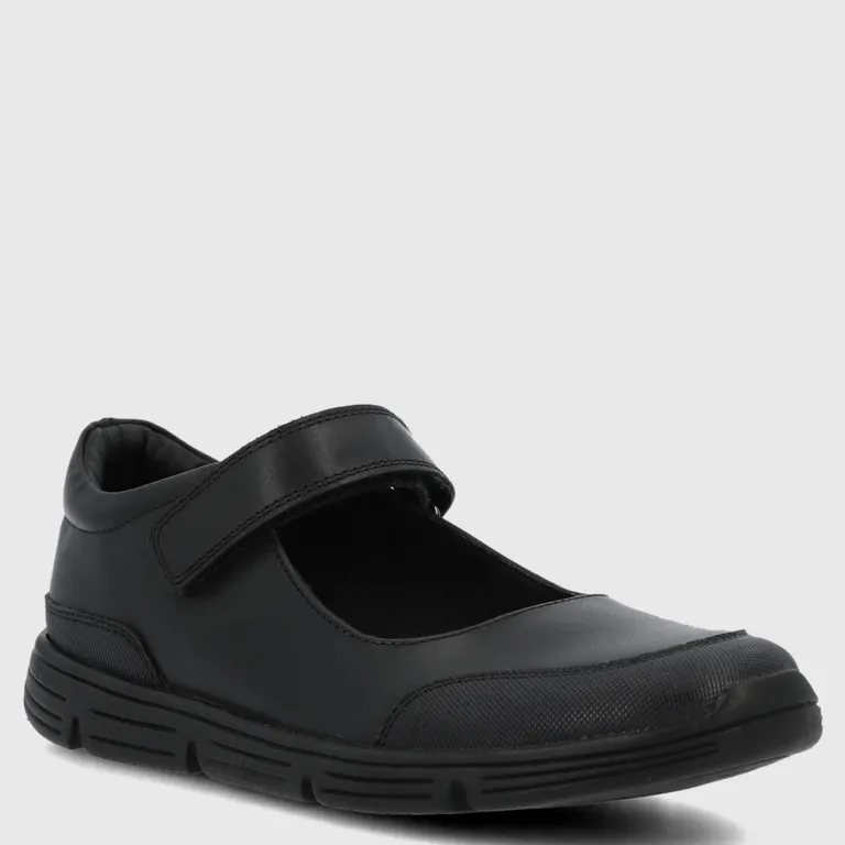 Guillermina Mica Zapato Escolar Niña Cuero Negro (30 a 34)