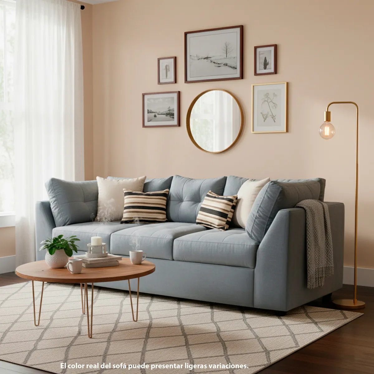 DIVANO - Sofá Levante New Felpa Divano