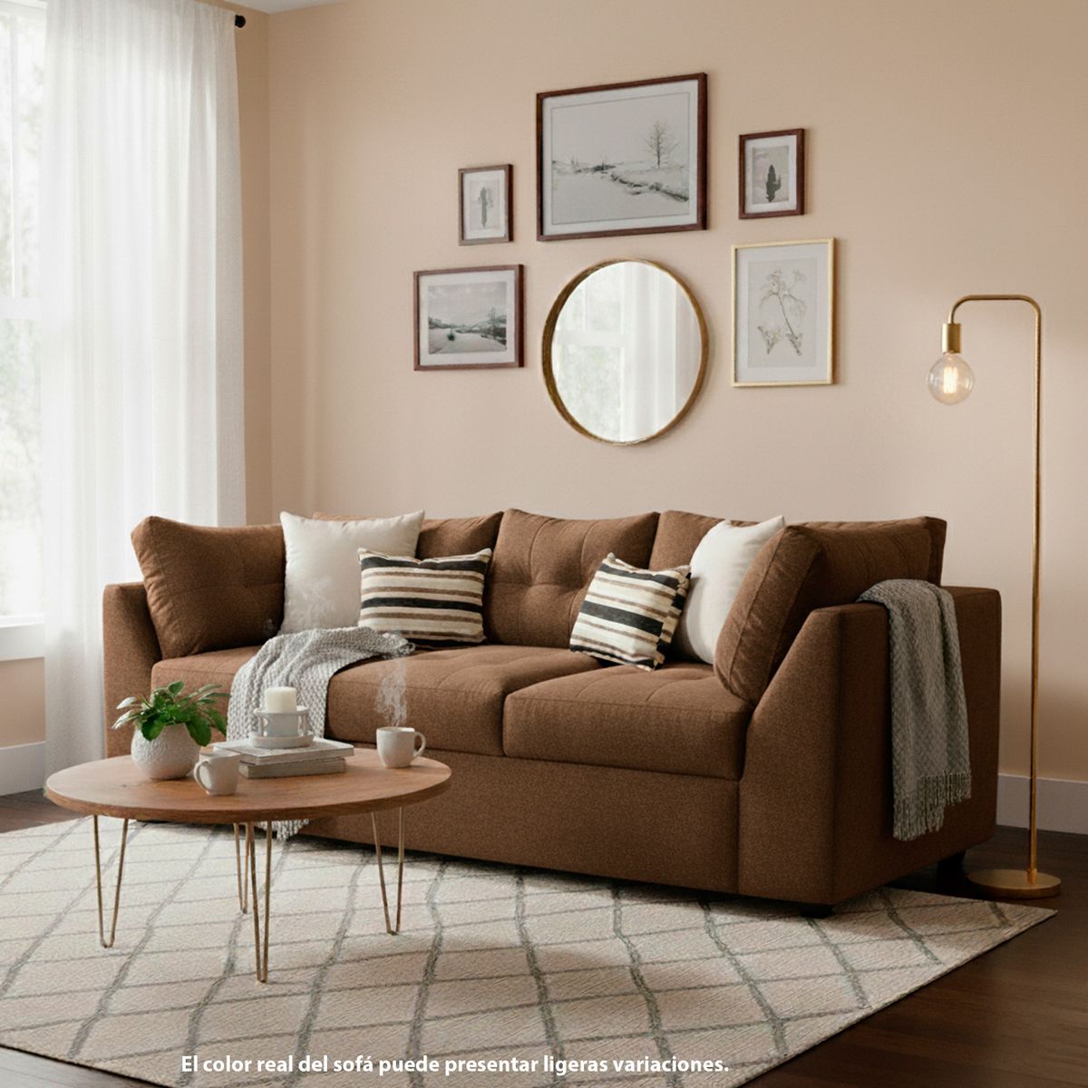 DIVANO - Sofá Levante New Felpa Divano