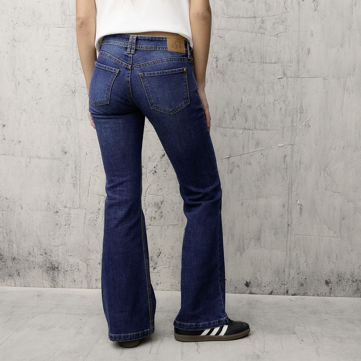 AMERICANINO - Jeans Fit Flare Tiro Medio Mujer Americanino