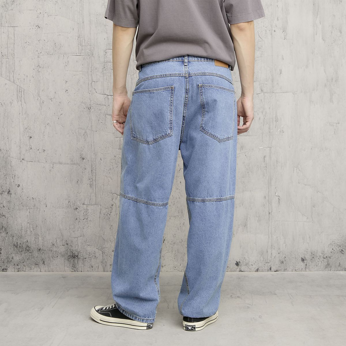 AMERICANINO - Jeans Baggy Fit Tiro Medio Hombre Americanino