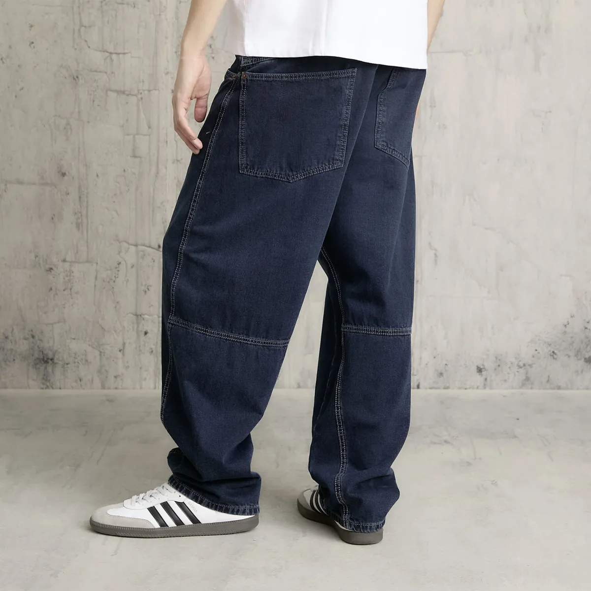 AMERICANINO - Jeans Baggy Fit Tiro Medio Hombre Americanino