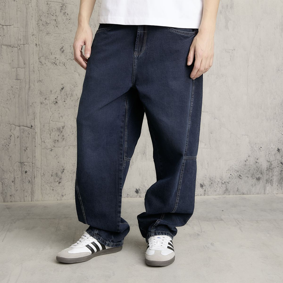 AMERICANINO - Jeans Baggy Fit Tiro Medio Hombre Americanino