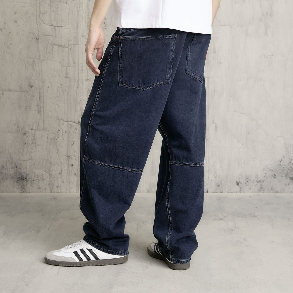 AMERICANINO - Jeans Baggy Fit Tiro Medio Hombre Americanino