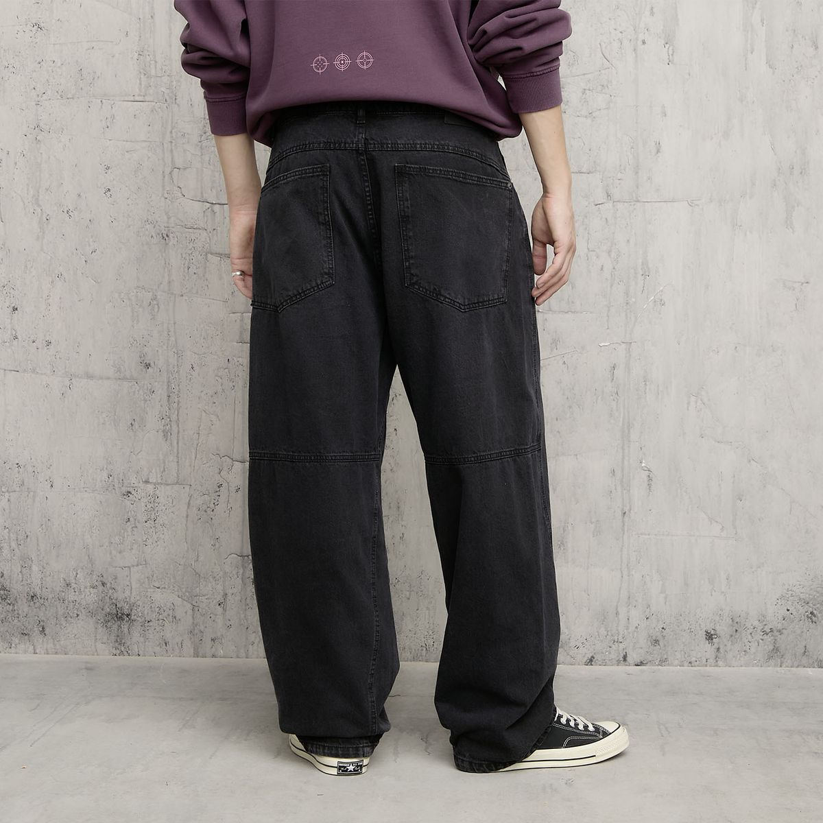 AMERICANINO - Jeans Baggy Fit Tiro Medio Hombre Americanino