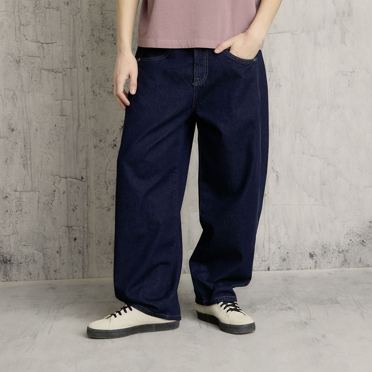 AMERICANINO - Jeans Balloon Fit Tiro Medio Hombre Americanino