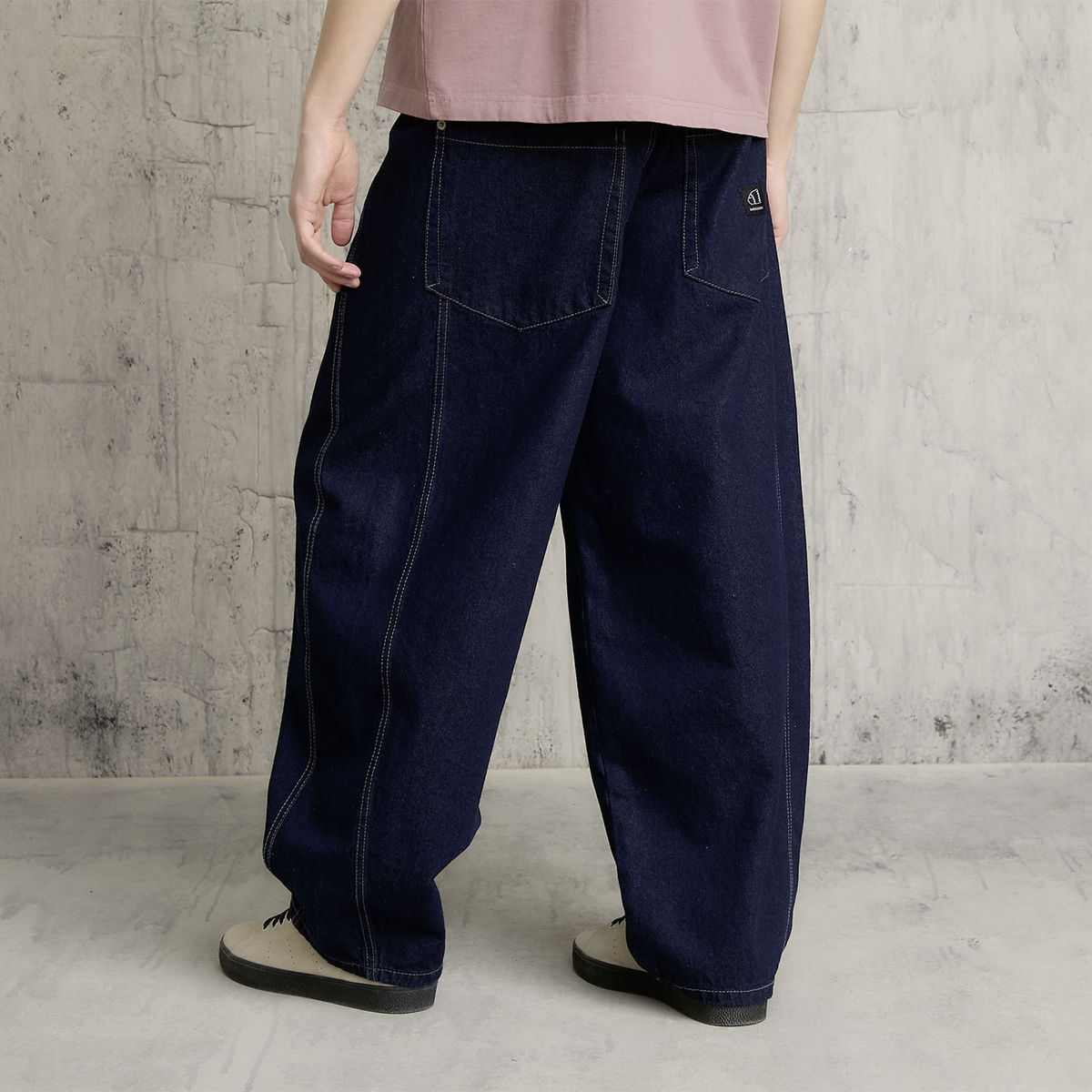 AMERICANINO - Jeans Balloon Fit Tiro Medio Hombre Americanino