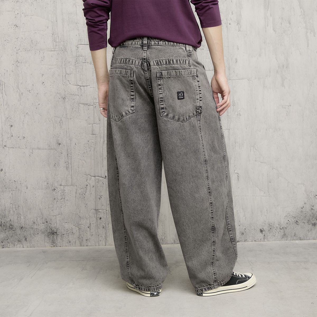 AMERICANINO - Jeans Balloon Fit Tiro Medio Hombre Americanino