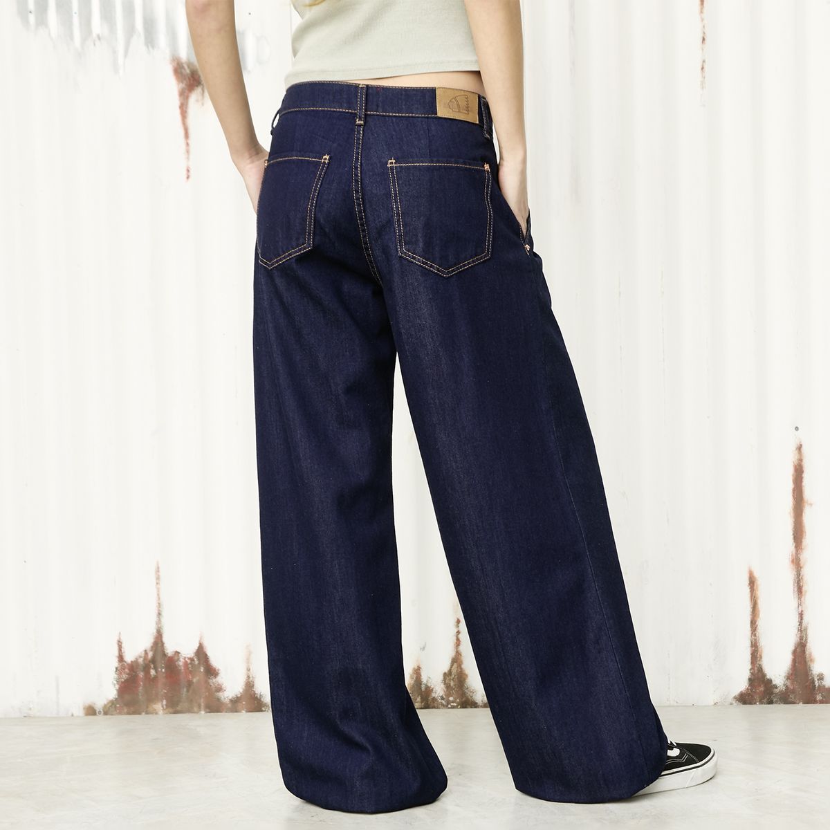 AMERICANINO - Jeans Ballon Tiro Medio Mujer Americanino