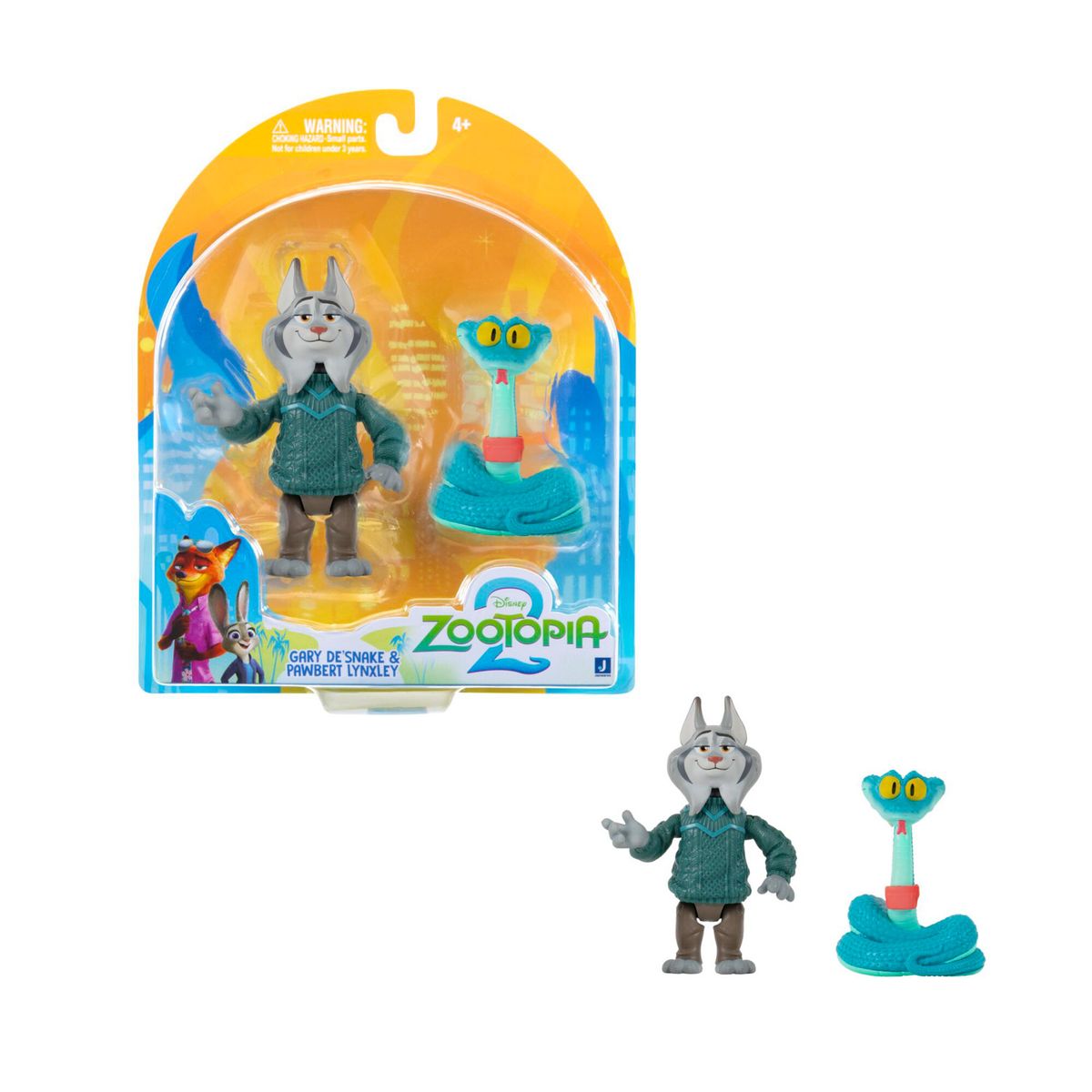 ZOOTOPIA - Snake Pawbert Lynxley 8 Cm Zootopia