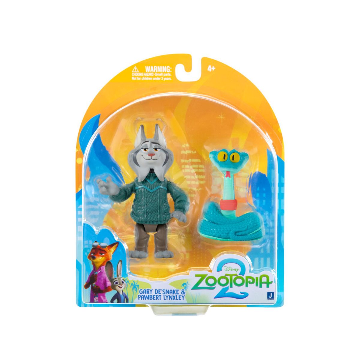 ZOOTOPIA - Snake Pawbert Lynxley 8 Cm Zootopia