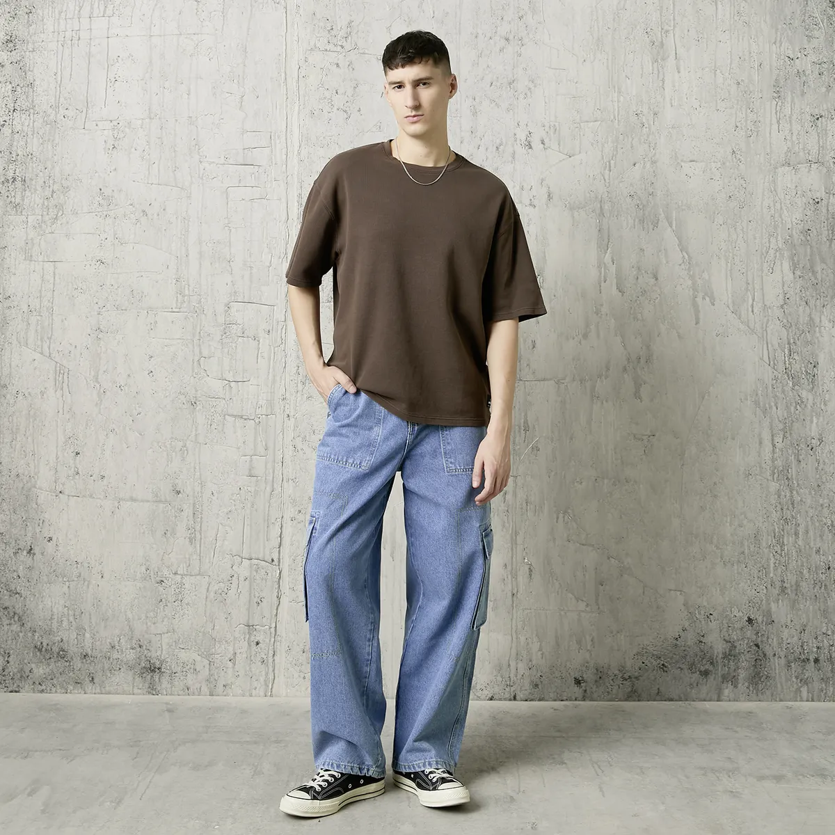 AMERICANINO - Jeans Baggy Cargo Hombre Americanino