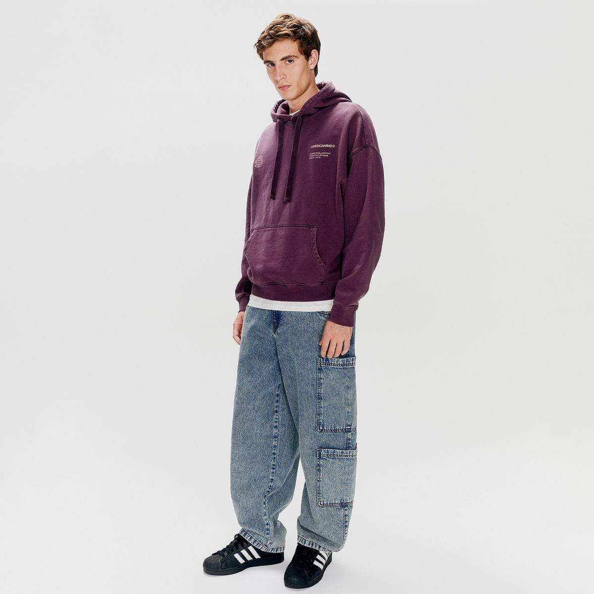 AMERICANINO - Jeans Balloon Cargo Hombre Americanino