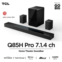 TCL - Subwoofer + Q85H Pro 860W 7.1.4ch