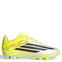 ADIDAS - F50 Club Fg/Mg Zapatilla Deportiva Unisex Niño Amarillo (28 a 38)