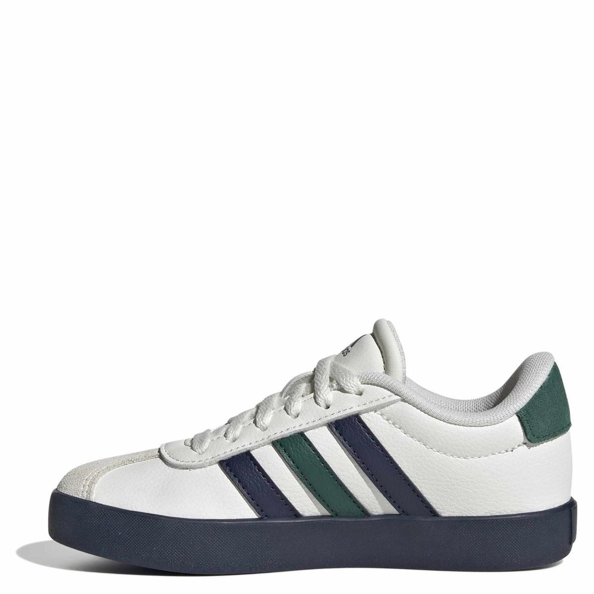 ADIDAS - Vl Court 3.0 K Zapatilla Urbana Cuero Unisex Niño Blanco (31.5 a 39) Adidas