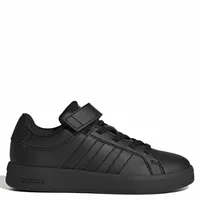 Grand Court 3.0 El C Zapatilla Urbana Unisex Niño Negro (28 a 35)