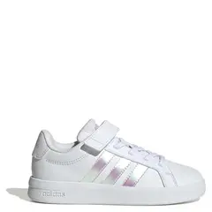 ADIDAS - Grand Court 3.0 El C Zapatilla Urbana Unisex Niño Blanco (28 a 35)