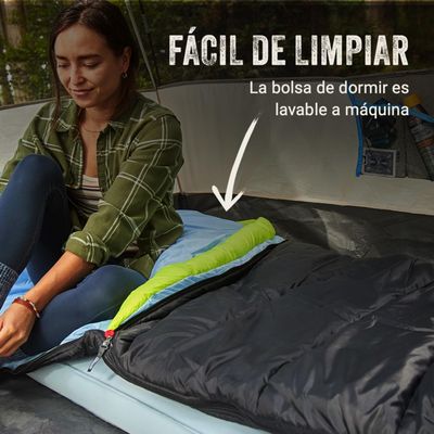Imagen 2 del producto Saco De Dormir Montauk -6°C Para Adultos Negro