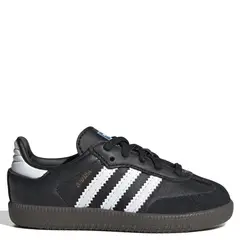 ADIDAS ORIGINALS - Samba Og El I Zapatilla Urbana Cuero Unisex Niño Negro (22 a 27)