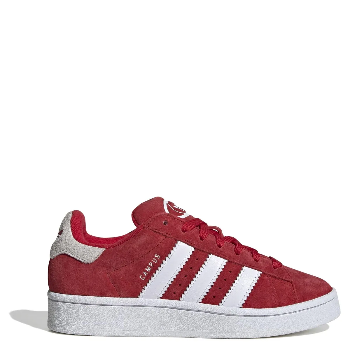 ADIDAS ORIGINALS - Campus 00S J Zapatilla Urbana Cuero Unisex Niño Rojo (35.5 a 38.5) Adidas Originals