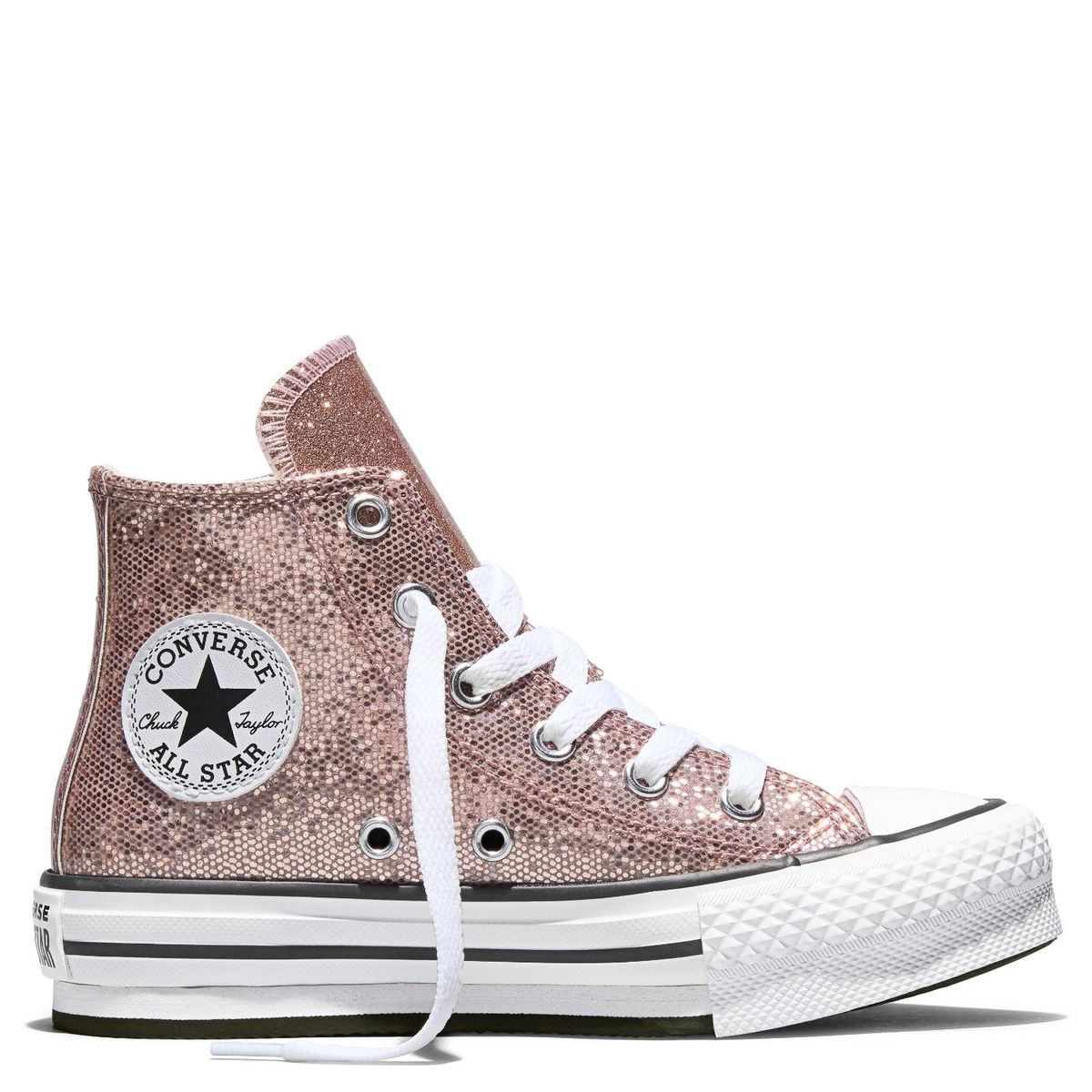 CONVERSE - Chuck Taylor All Star Eva Lift Zapatilla Urbana Unisex Niño Rosa (27 A 35) Converse