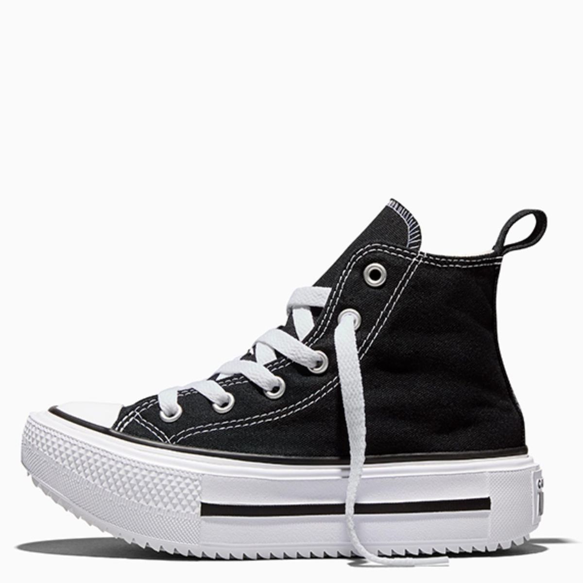 CONVERSE - Chuck Taylor All Star Lift Dou Zapatilla Urbana Unisex Niño Negro (27 A 35) Converse