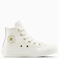 CONVERSE - Chuck Taylor All Star Eva Lift Zapatilla Urbana Unisex Niño Blanco (27 A 35)