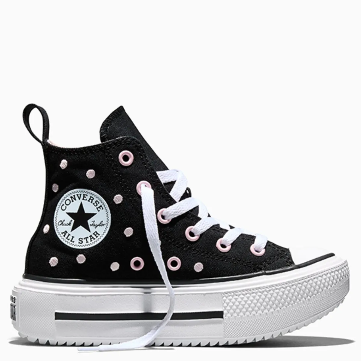 CONVERSE - Chuck Taylor All Star Lift Dou Zapatilla Urbana Unisex Niño Negro (27 A 35) Converse