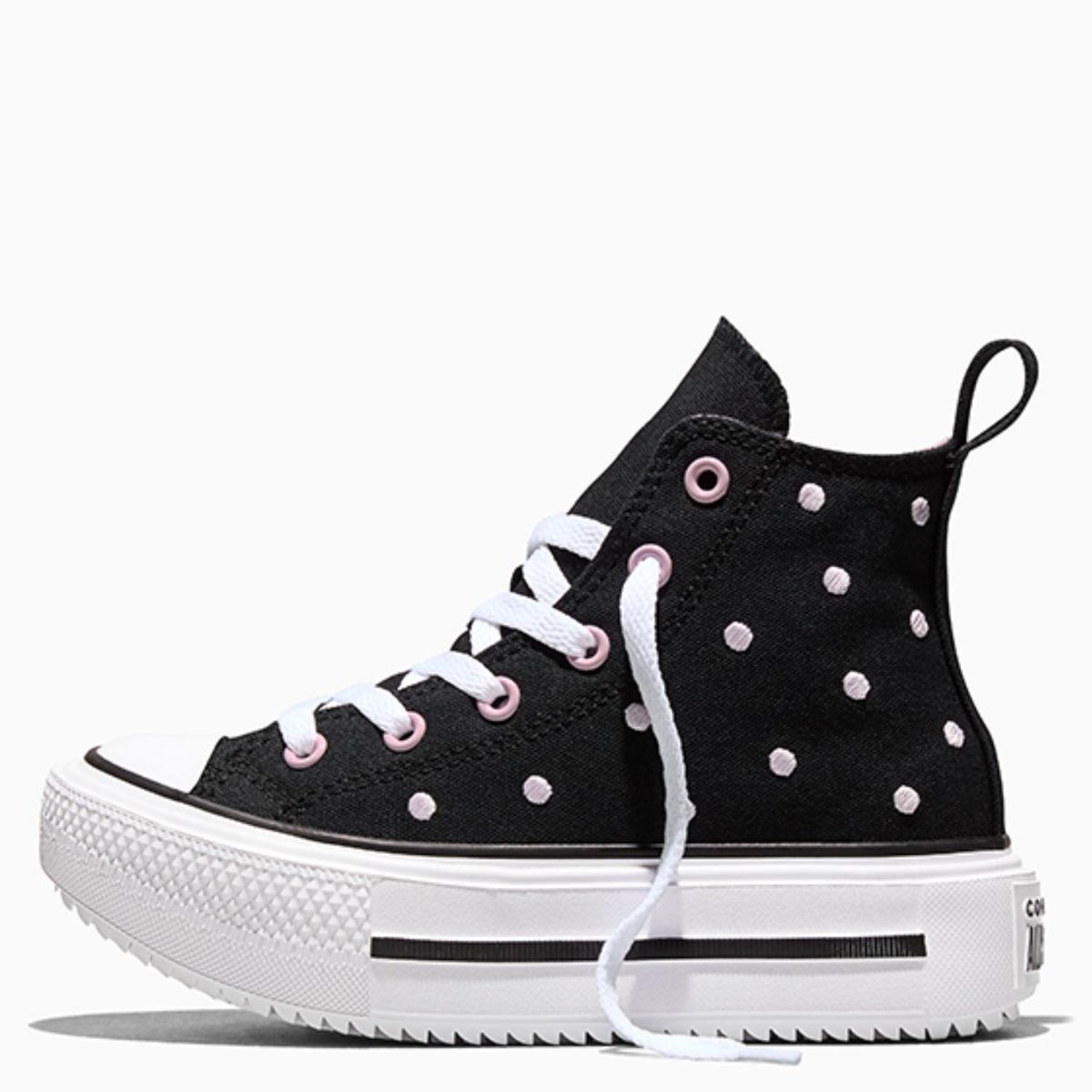 CONVERSE - Chuck Taylor All Star Lift Dou Zapatilla Urbana Unisex Niño Negro (27 A 35) Converse