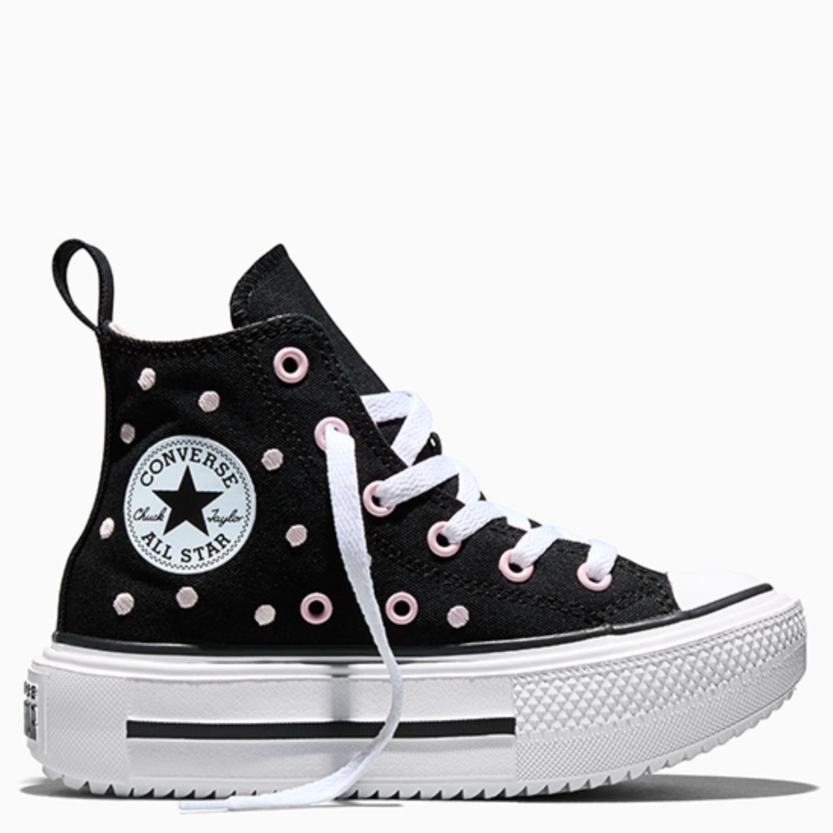 CONVERSE - Chuck Taylor All Star Lift Dou Zapatilla Urbana Unisex Niño Negro (27 A 35) Converse