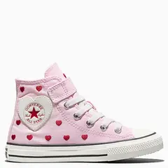 CONVERSE - Chuck Taylor All Star 1V Zapatilla Urbana Unisex Niño Rosa (27 A 35)