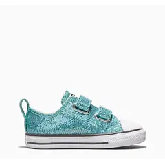 CONVERSE - Chuck Taylor All Star 2V Zapatilla Urbana Unisex Bebé Celeste (20 A 26)