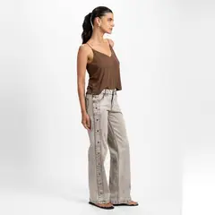 LOLITA LPK - Jeans Straight Tiro Medio Mujer
