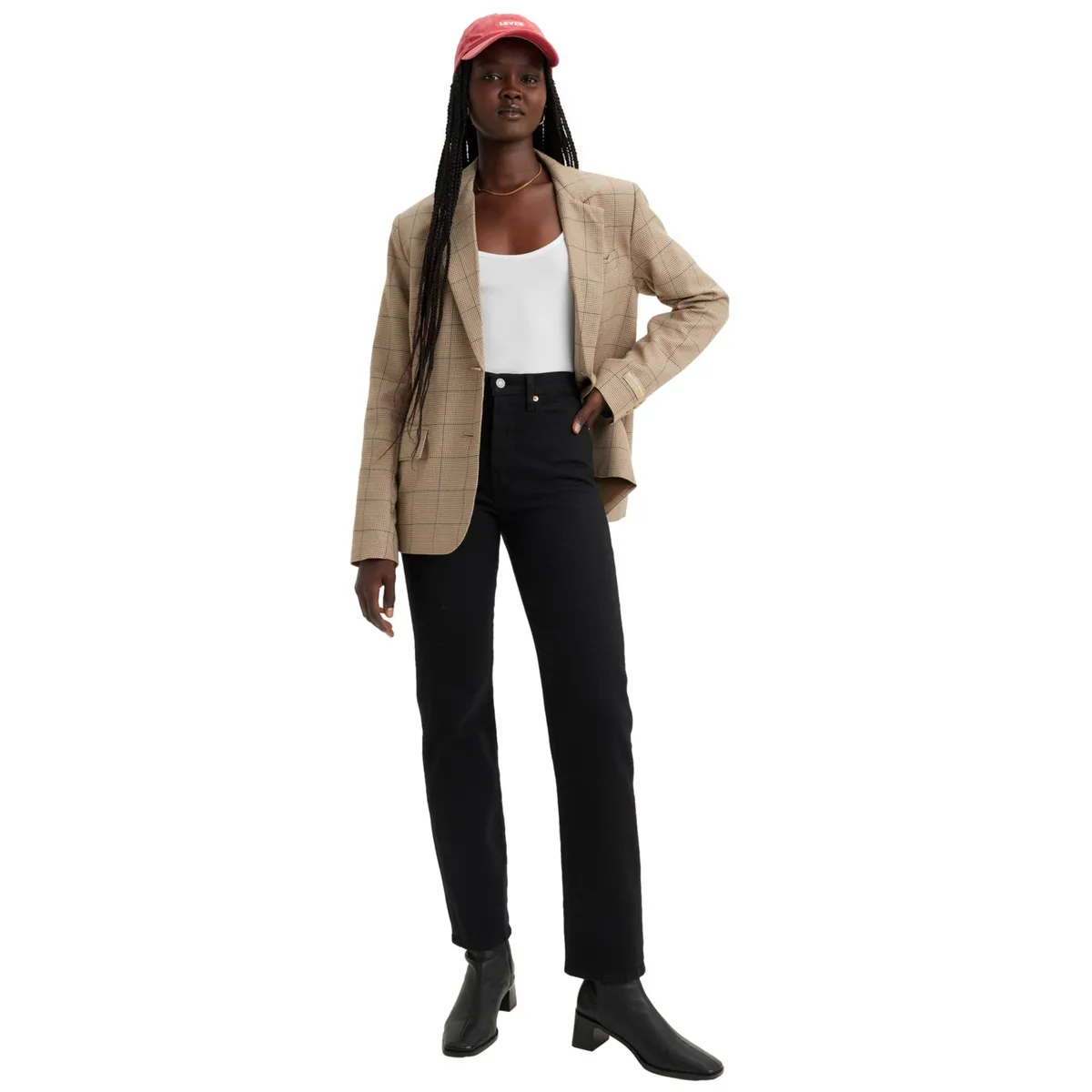 LEVIS - Jeans Mujer Wedgie Straight Negro Levis
