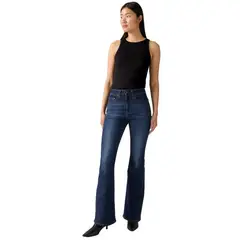 LEVIS - Jeans Mujer 726 High Rise Flare Azul