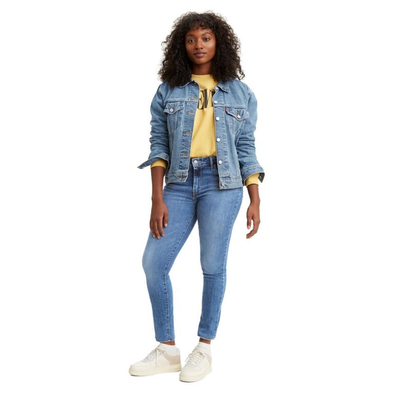 LEVIS Jeans Mujer 721 High Rise Skinny Azul Claro