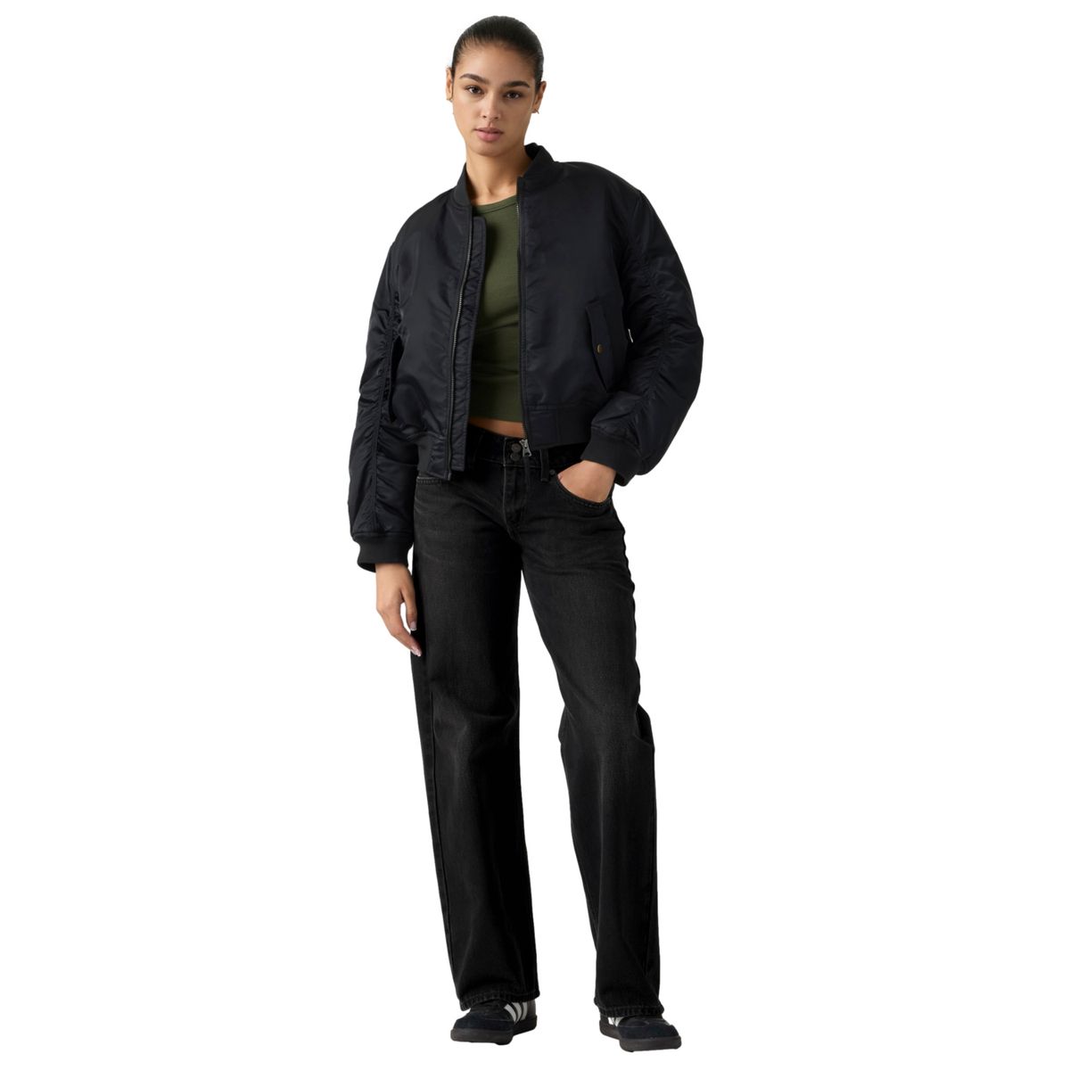 LEVIS - Jeans Mujer Superlow Loose Negro Levis