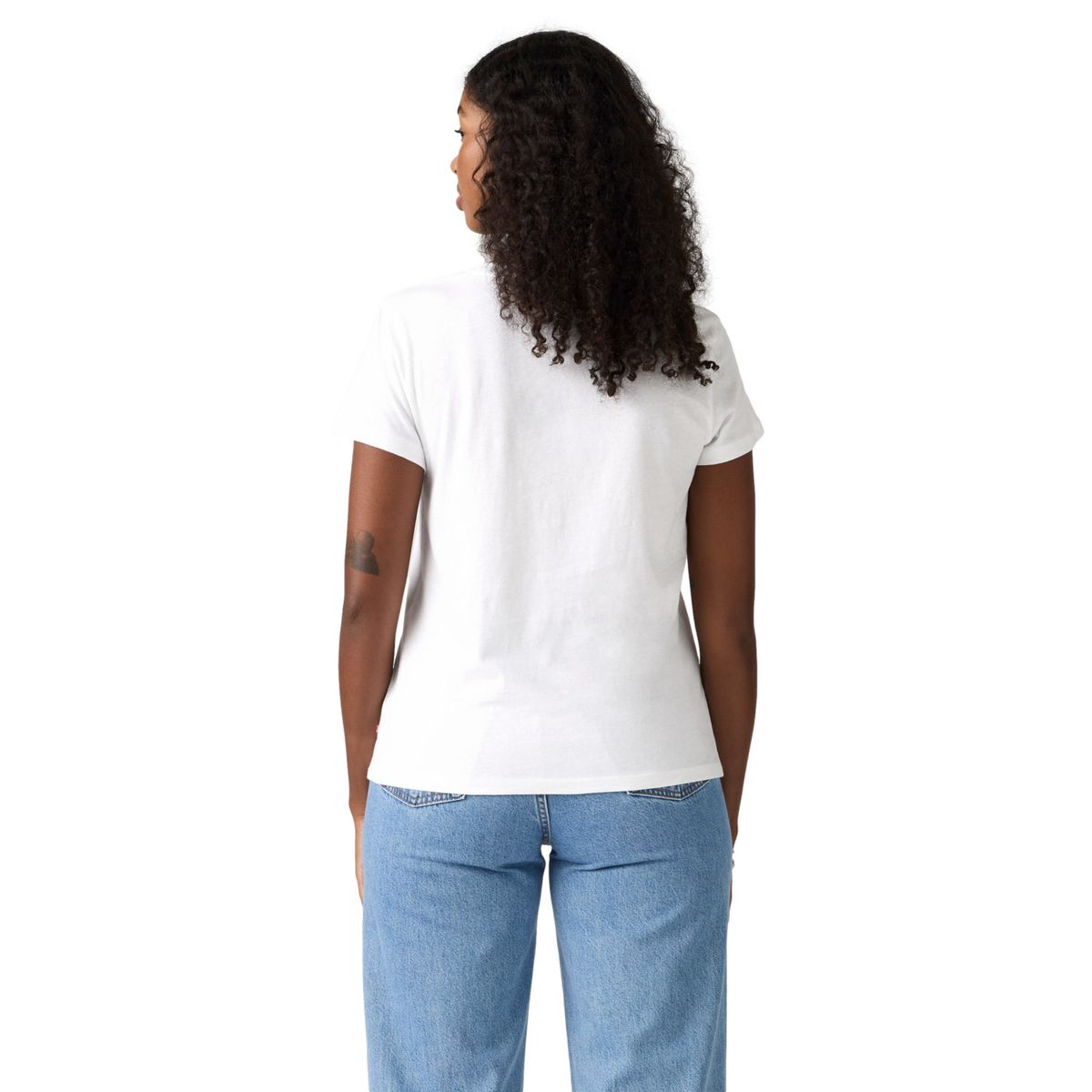 LEVIS - Polera Mujer Manga Corta Regular Fit Blanco Levis