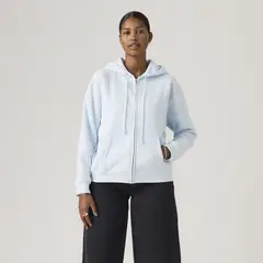 LEVIS - Polerón Mujer Con Cierre Celeste