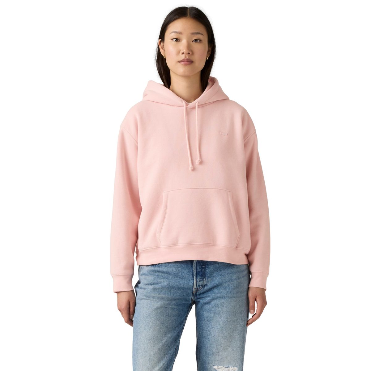 LEVIS - Polerón Mujer Hoodie Relaxed Fit Rosado Levis