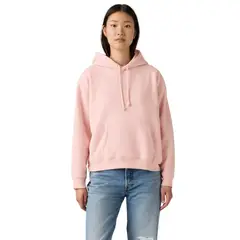 LEVIS - Polerón Mujer Hoodie Relaxed Fit Rosado