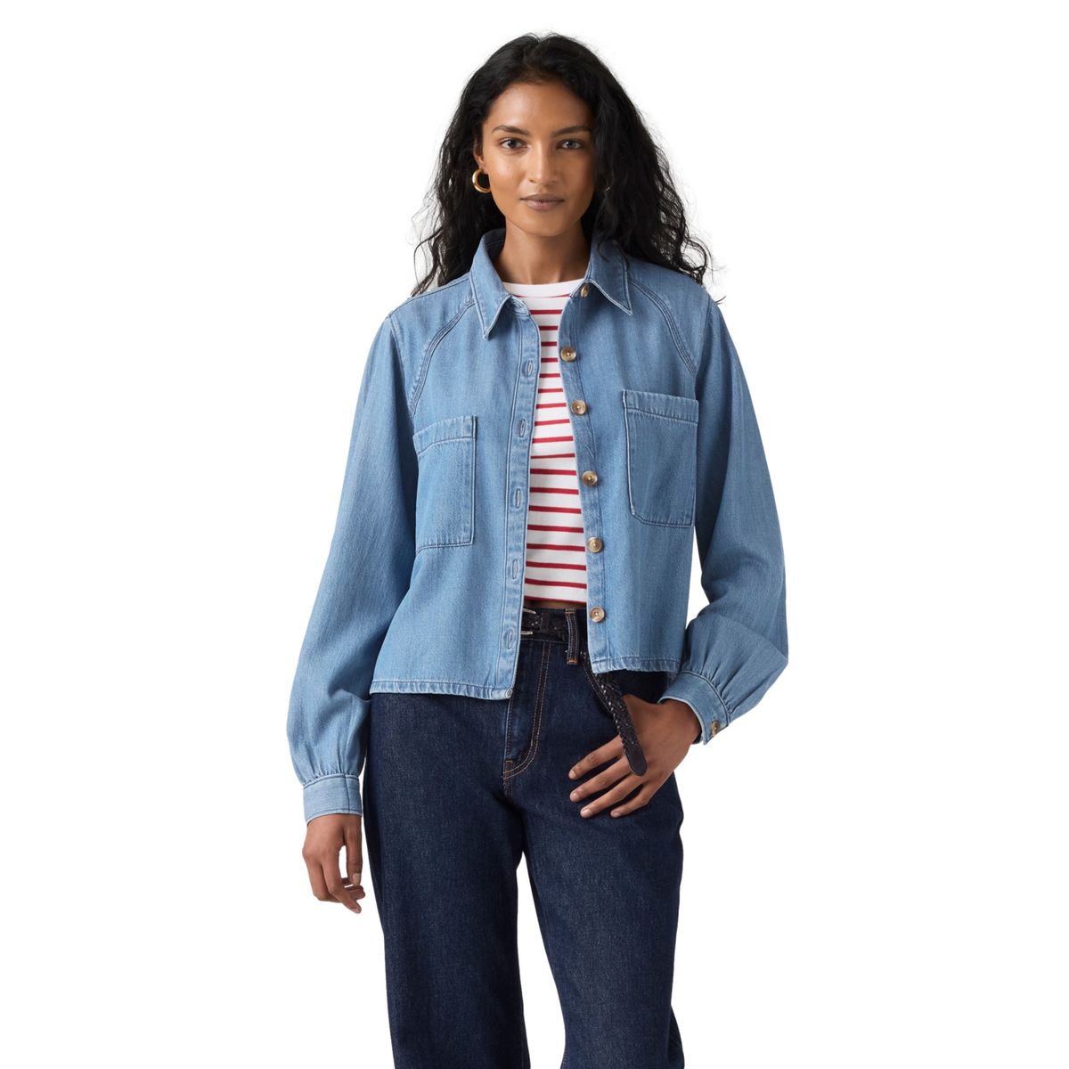 LEVIS - Blusa Mujer Azul Levis